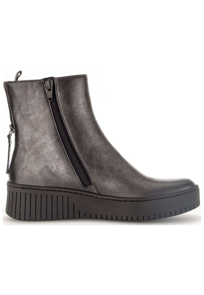 Gabor Stiefelette Leder Antracite