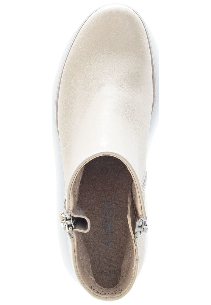 Gabor Stiefelette Leder Beige