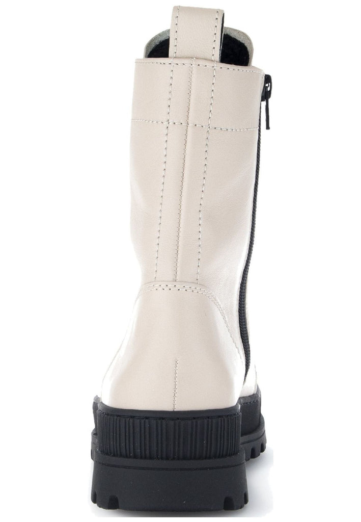 Gabor Stiefelette Leder Beige/Schwarz