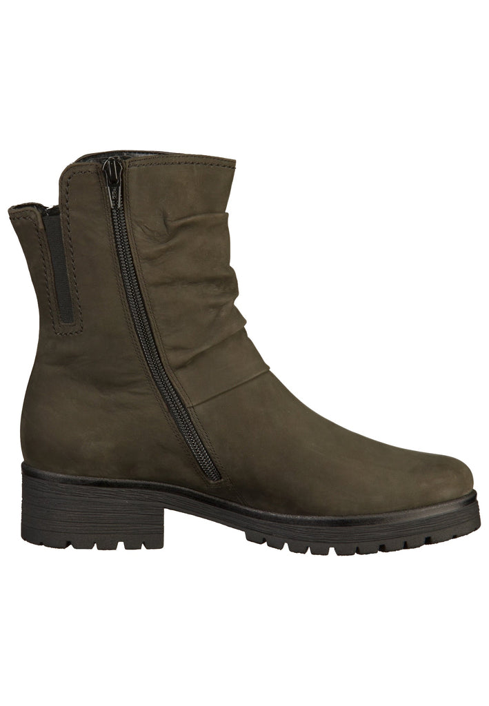 Gabor Stiefelette Leder Dunkelgrau