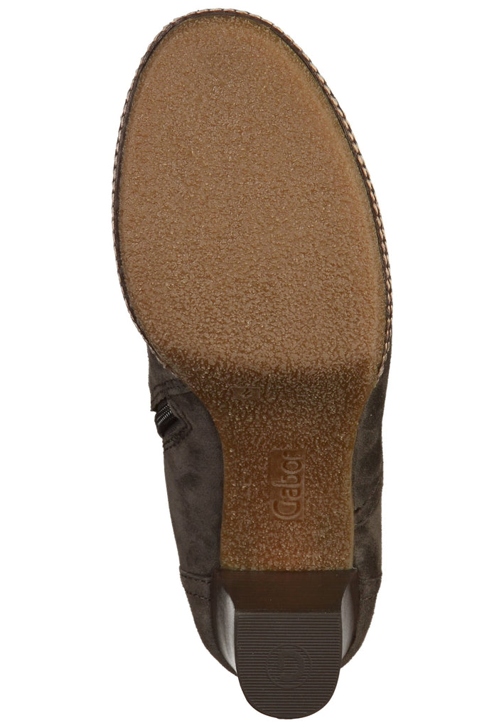 Gabor Stiefelette Leder Dunkelgrau