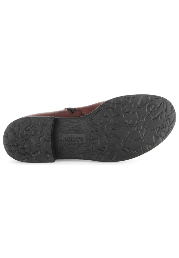 Gabor Stiefelette Leder Dunkelrot Warmfutter