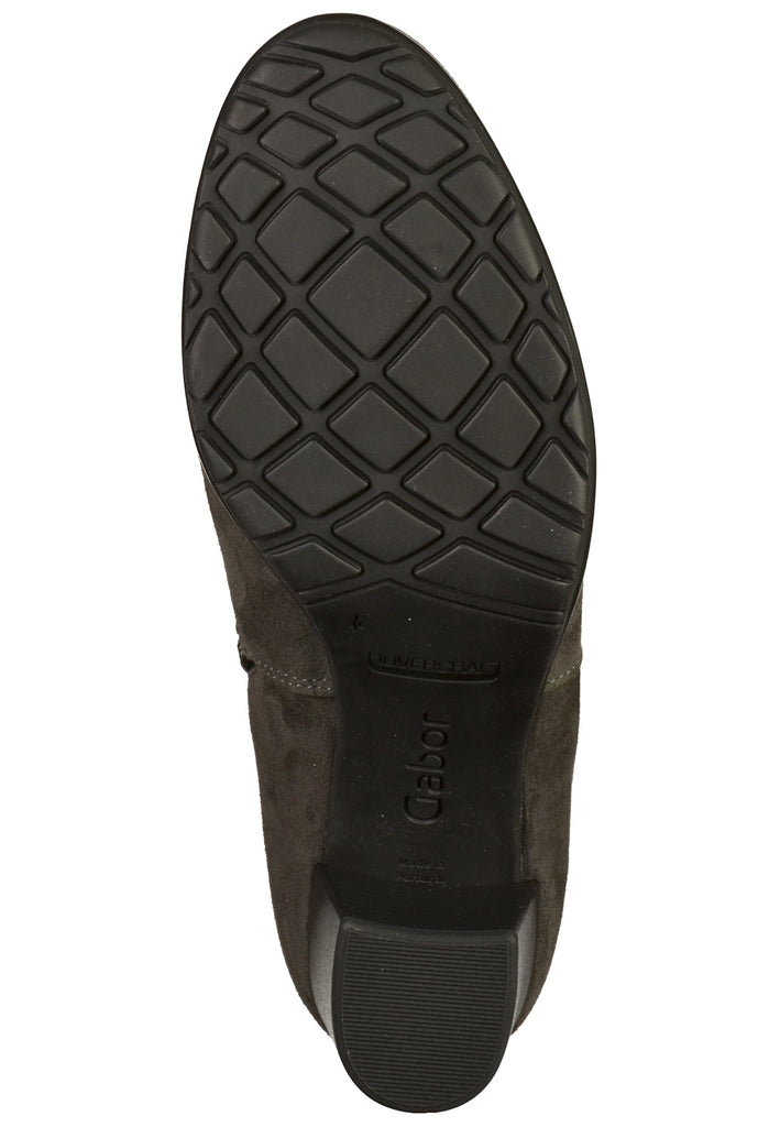 Gabor Stiefelette Leder Grau