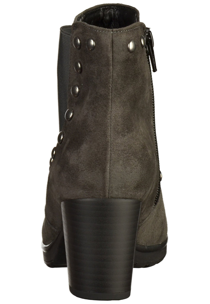 Gabor Stiefelette Leder Grau