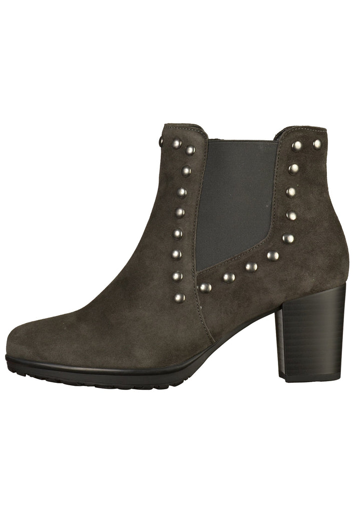 Gabor Stiefelette Leder Grau
