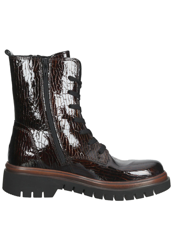 Gabor Stiefelette Leder Kastanie