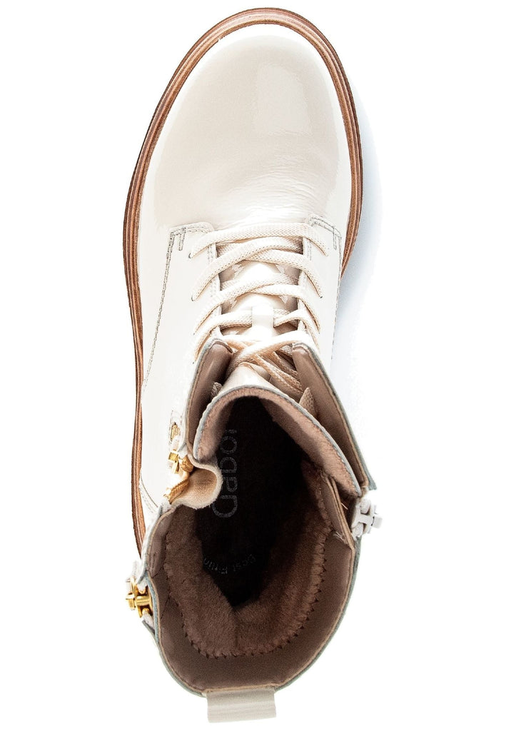 Gabor Stiefelette Leder Latte