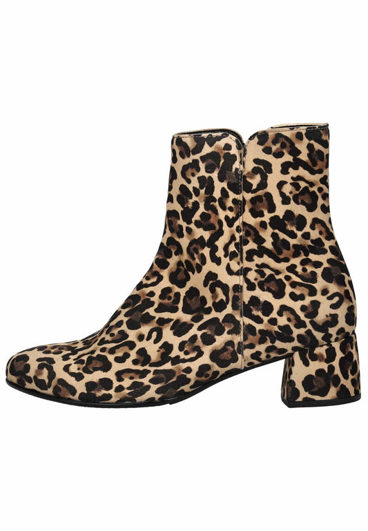 Gabor Stiefelette Leder Leopard