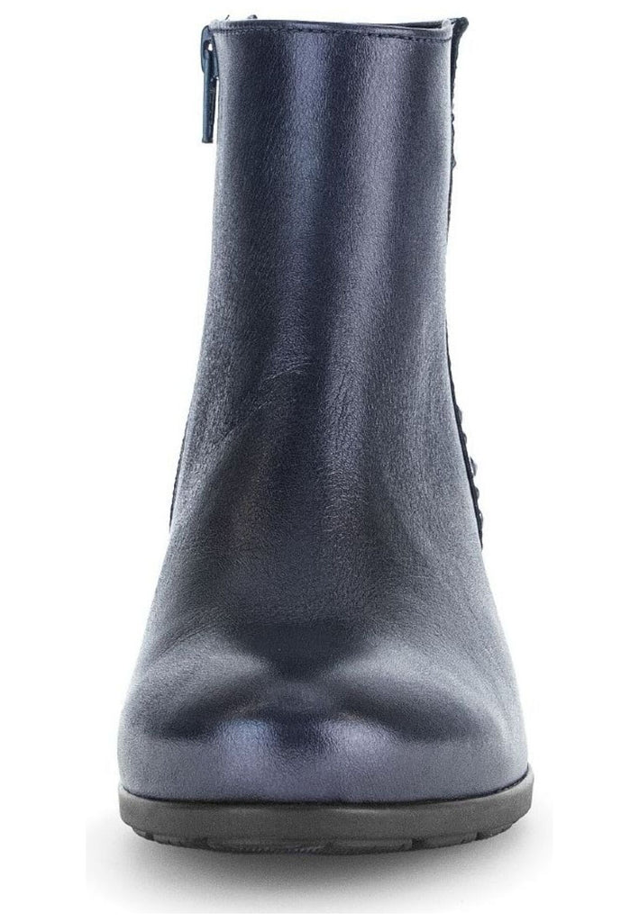 Gabor Stiefelette Leder Nachtblau