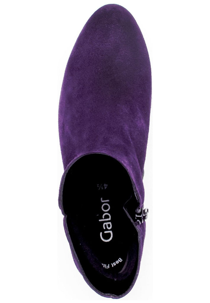 Gabor Stiefelette Leder Purple