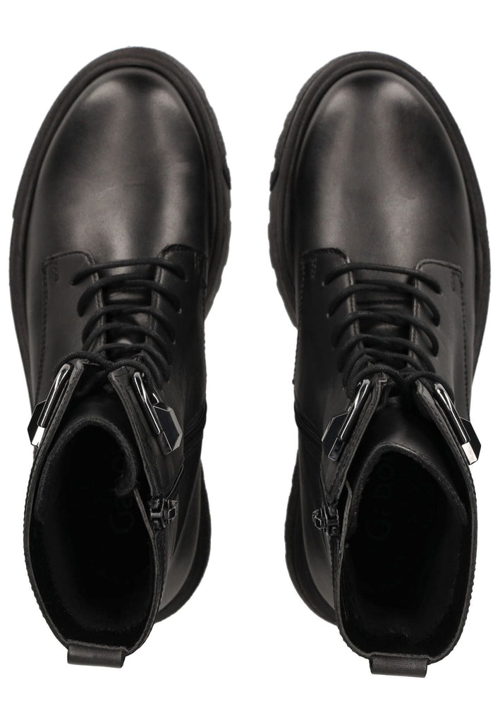 Gabor Stiefelette Leder Schwarz