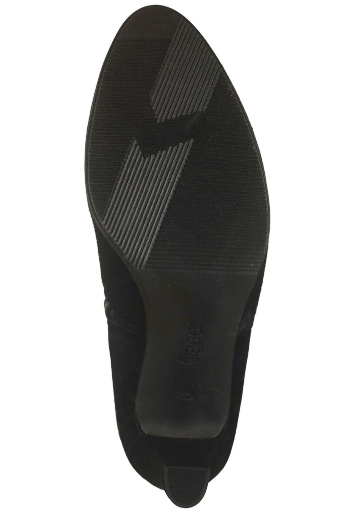 Gabor Stiefelette Leder Schwarz