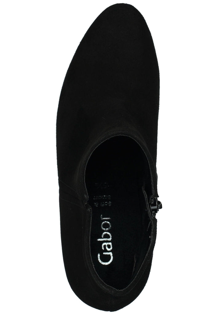 Gabor Stiefelette Leder Schwarz