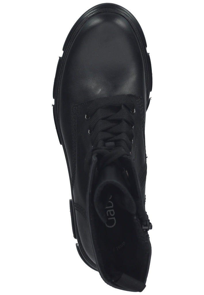 Gabor Stiefelette Leder Schwarz