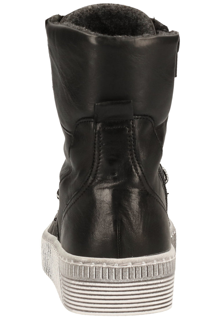 Gabor Stiefelette Leder Schwarz