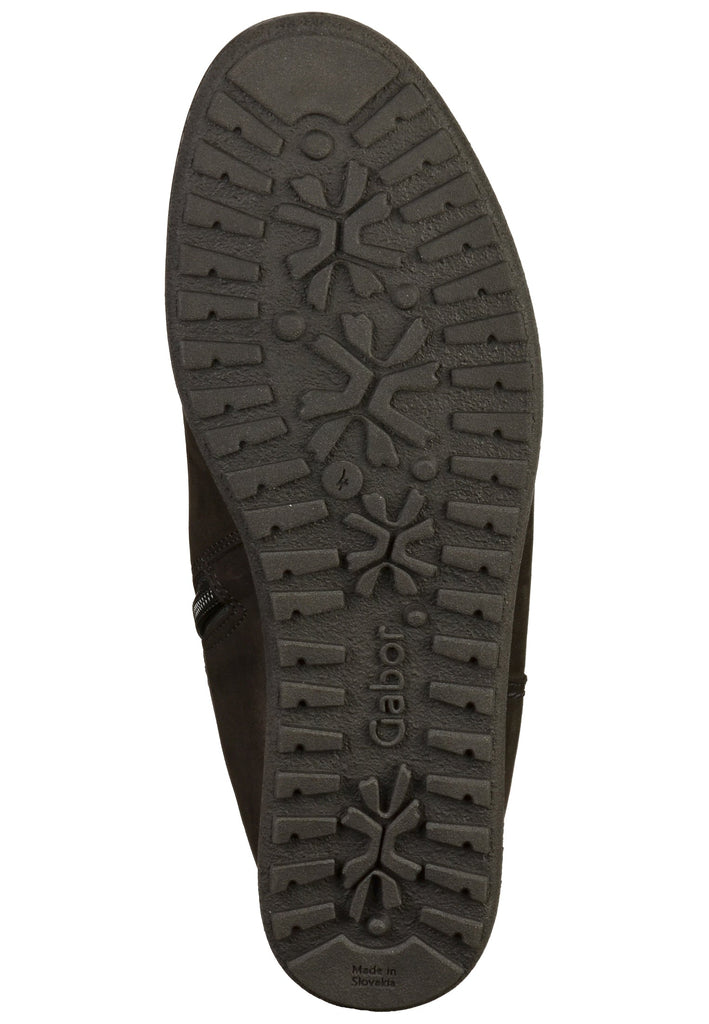 Gabor Stiefelette Leder Schwarz