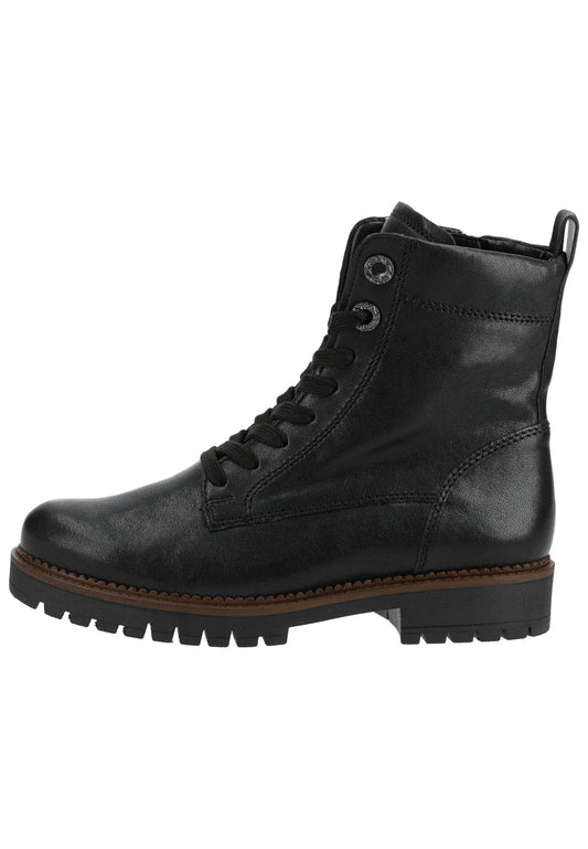 Gabor Stiefelette Leder Schwarz
