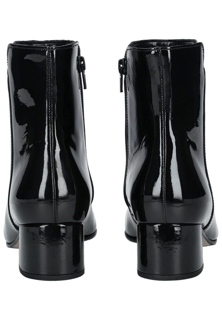 Gabor Stiefelette Leder Schwarz Lack