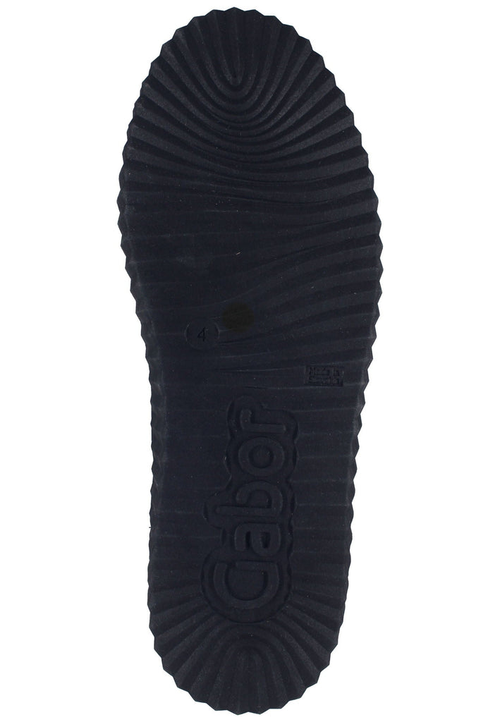 Gabor Stiefelette Leder Schwarz Lack