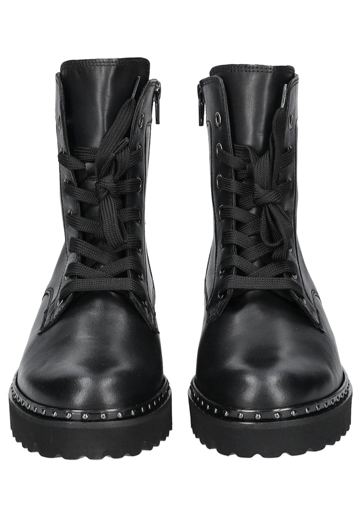 Gabor Stiefelette Leder Schwarz Warmfutter