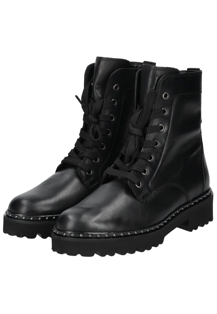 Gabor Stiefelette Leder Schwarz Warmfutter