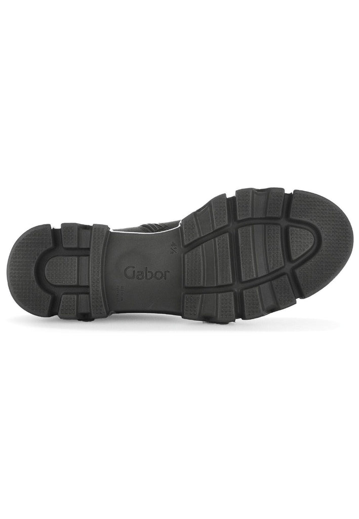 Gabor Stiefelette Leder Schwarz Warmfutter