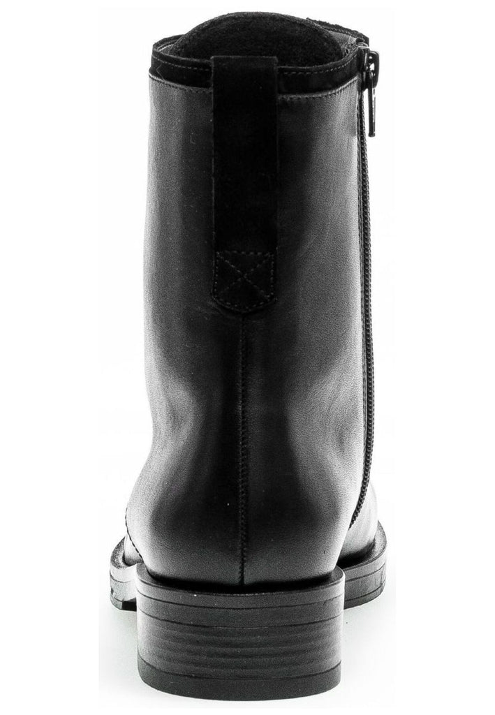 Gabor Stiefelette Leder Schwarz Warmfutter