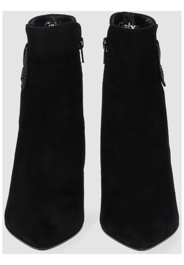 Gabor Stiefelette Leder Schwarz Warmfutter