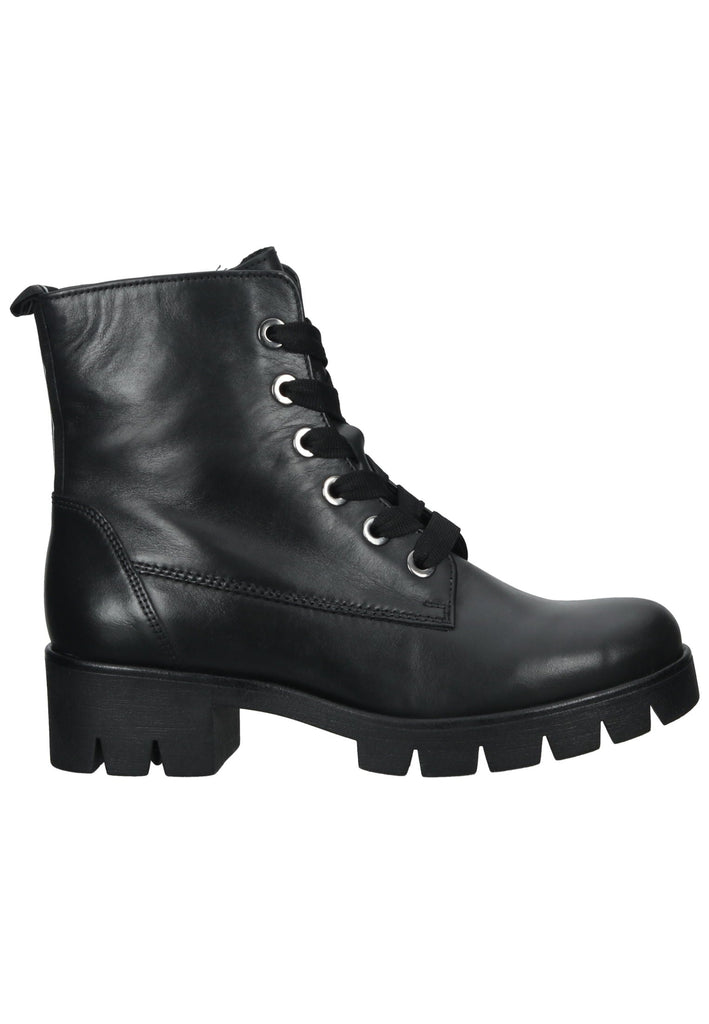 Gabor Stiefelette Leder Schwarz Warmfutter