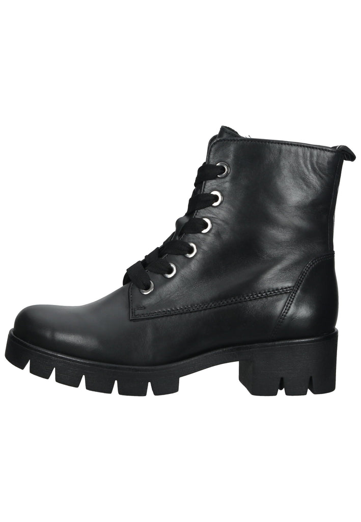 Gabor Stiefelette Leder Schwarz Warmfutter
