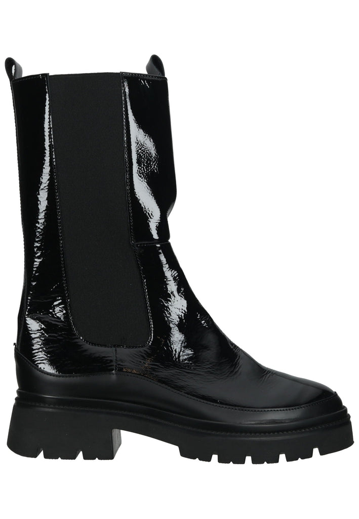 Gabor Stiefelette Leder Schwarz Warmfutter