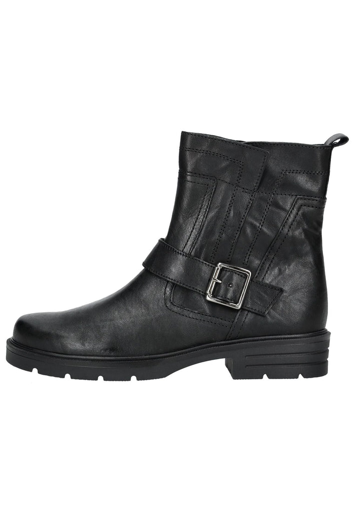 Gabor Stiefelette Leder Schwarz Warmfutter
