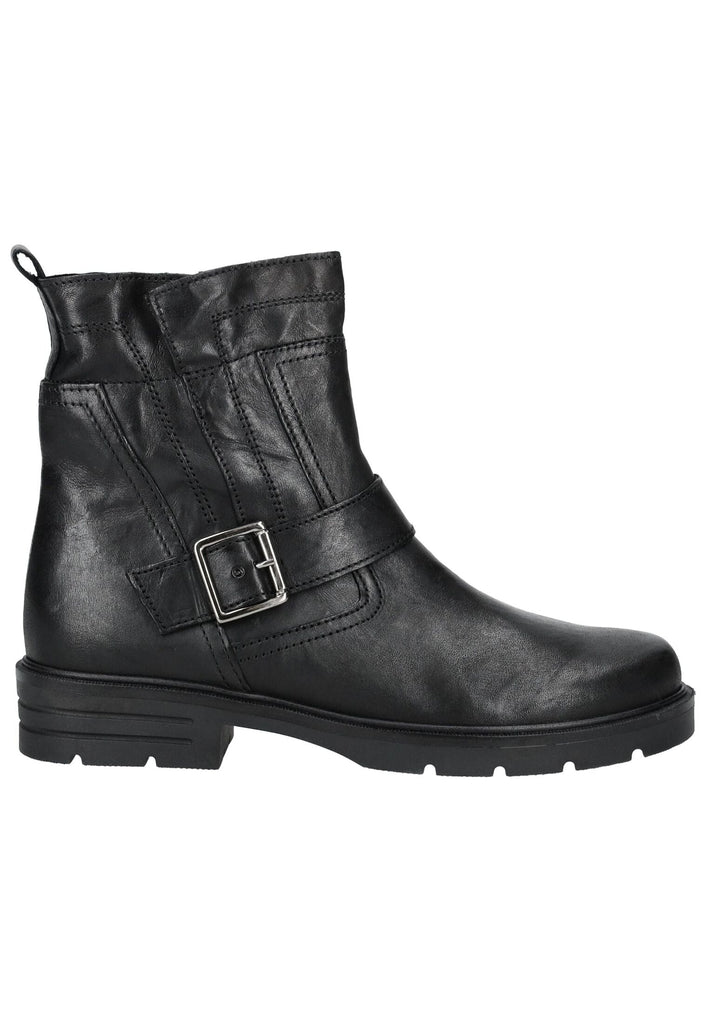 Gabor Stiefelette Leder Schwarz Warmfutter