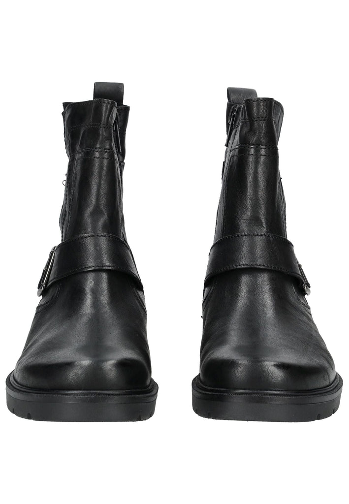Gabor Stiefelette Leder Schwarz Warmfutter