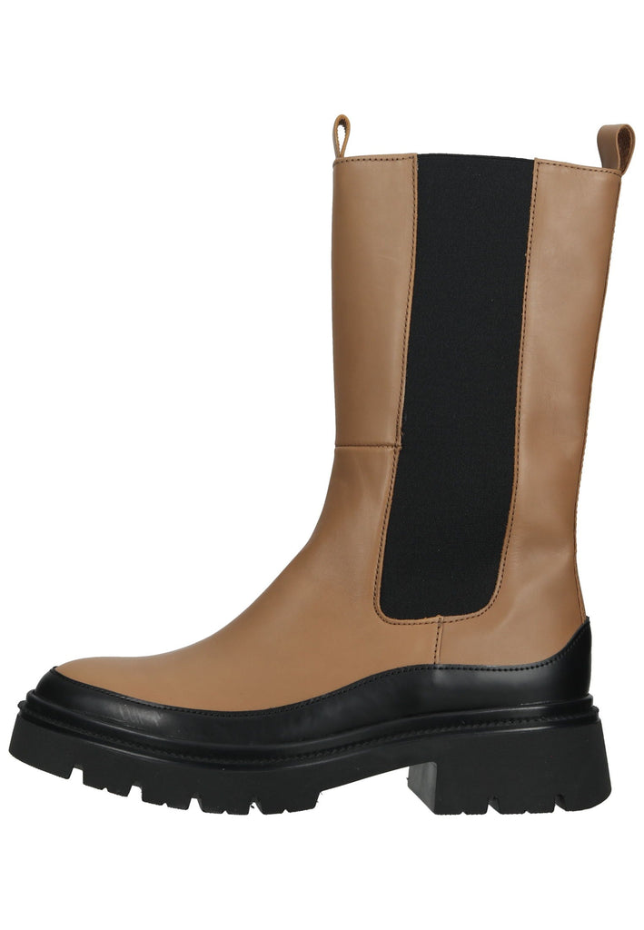 Gabor Stiefelette Leder/Textil Braun/Schwarz Warmfutter