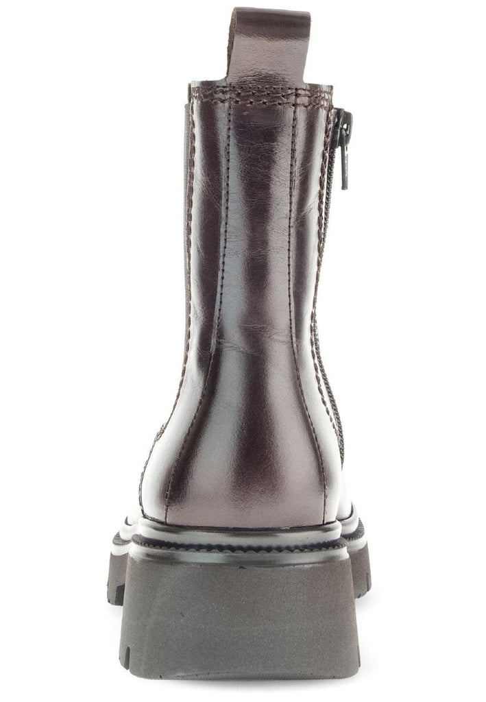 Gabor Stiefelette Leder/Textil Kastanie Warmfutter