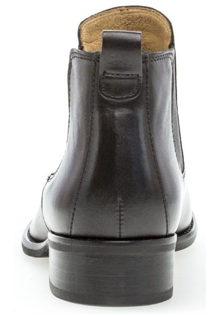Gabor Stiefelette Leder/Textil Schwarz