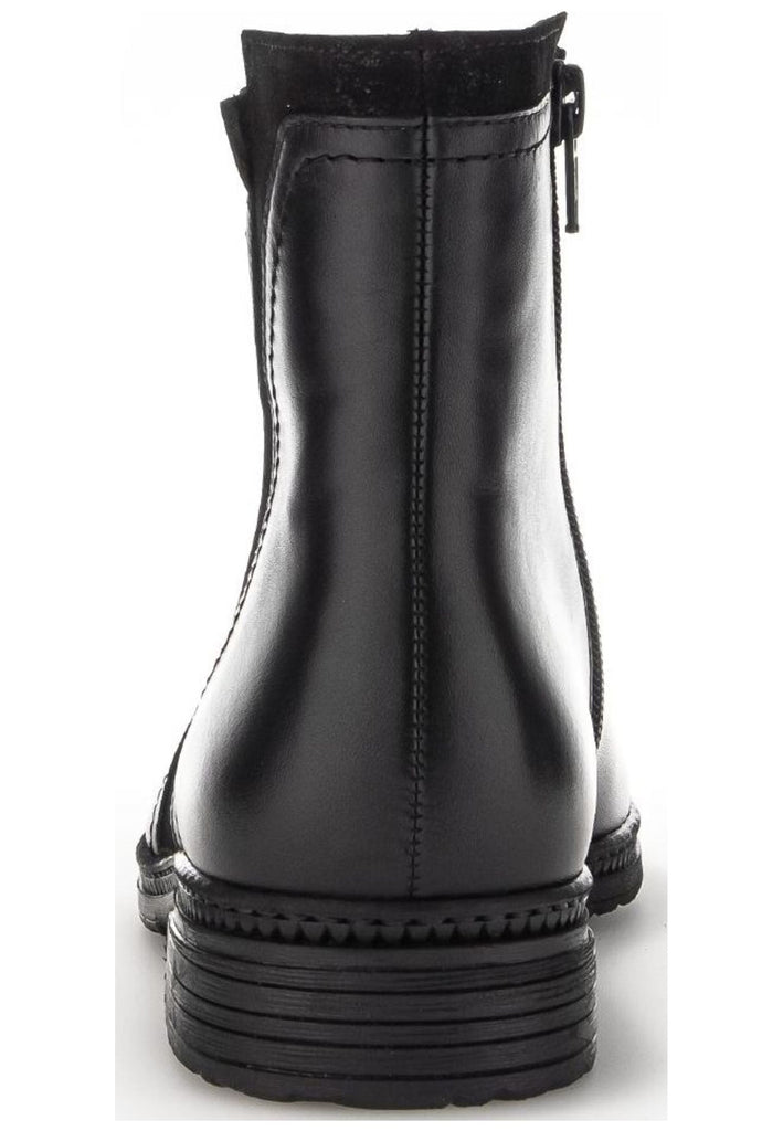 Gabor Stiefelette Leder/Textil Schwarz