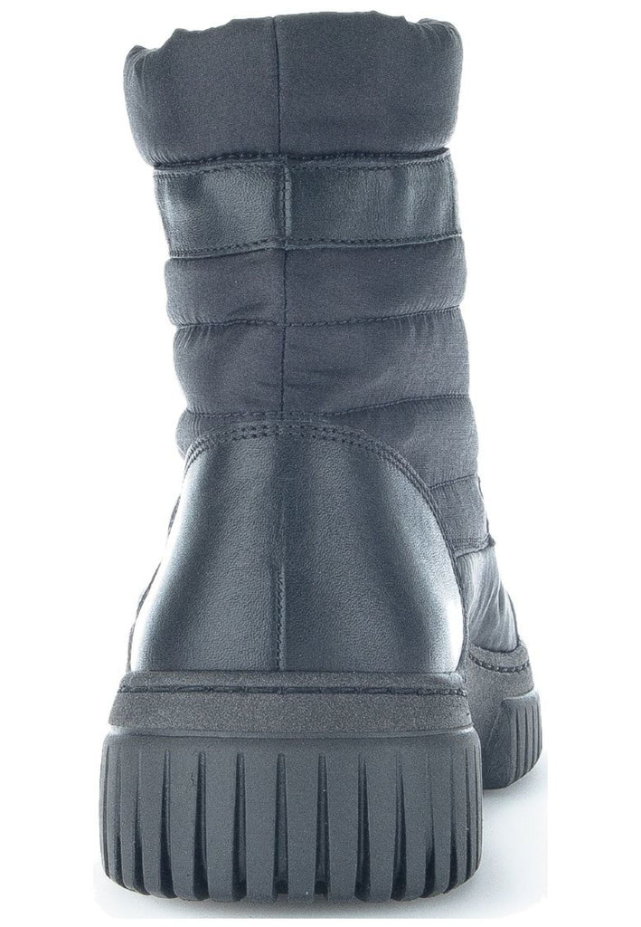 Gabor Stiefelette Leder/Textil Schwarz