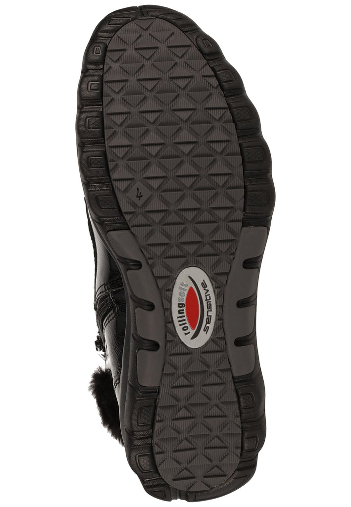 Gabor Stiefelette Leder/Textil Schwarz