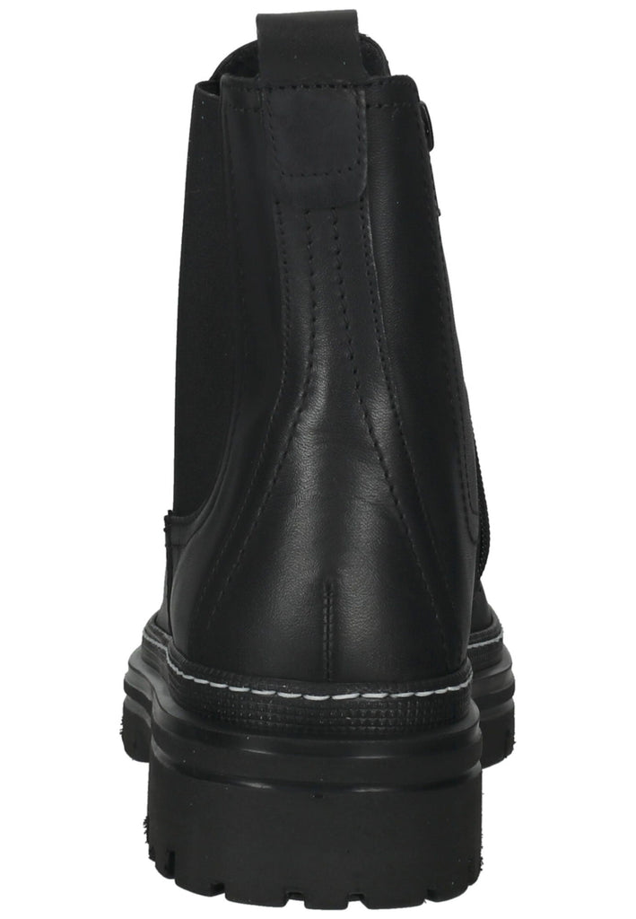 Gabor Stiefelette Leder/Textil Schwarz/Weiß