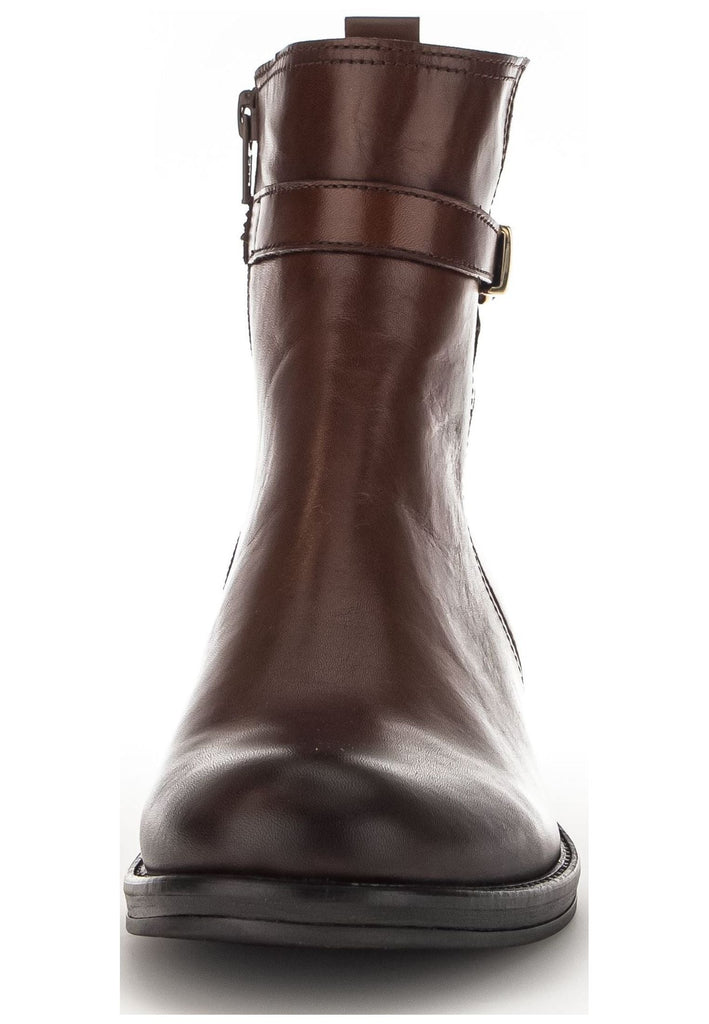Gabor Stiefelette Nappaleder Braun/Gold