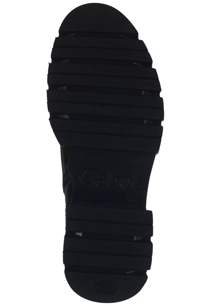 Gabor Stiefelette Nappaleder Braun/Schwarz