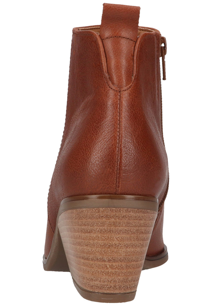 Gabor Stiefelette Nappaleder Cognac