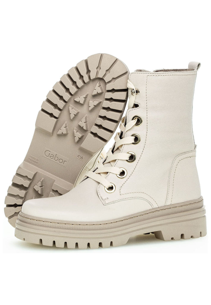 Gabor Stiefelette Nappaleder Hellbeige
