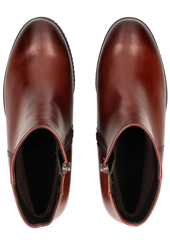 Gabor Stiefelette Nappaleder Mittelbraun