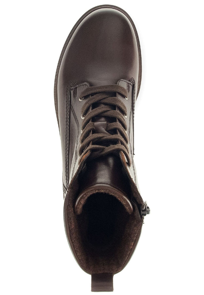 Gabor Stiefelette Nappaleder Mocca Warmfutter
