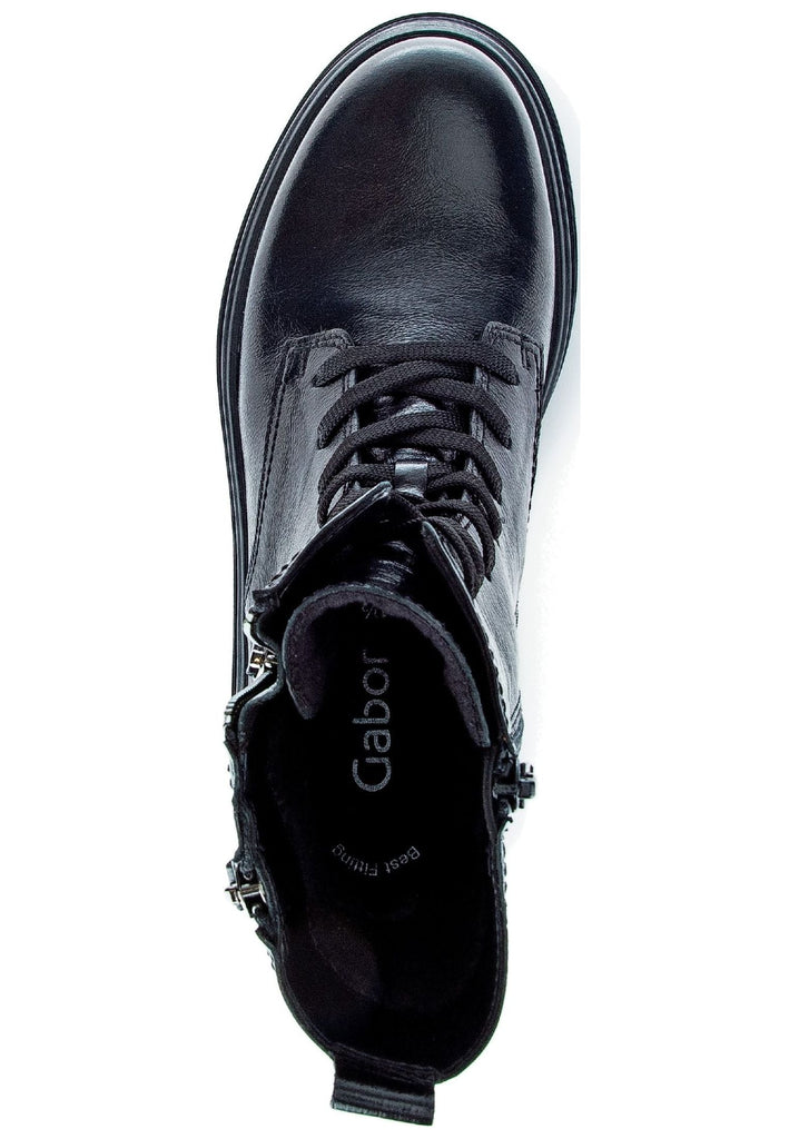 Gabor Stiefelette Nappaleder Schwarz