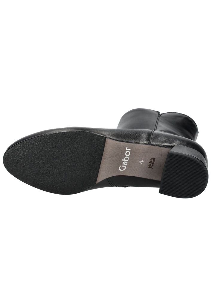 Gabor Stiefelette Nappaleder Schwarz/Schwarz