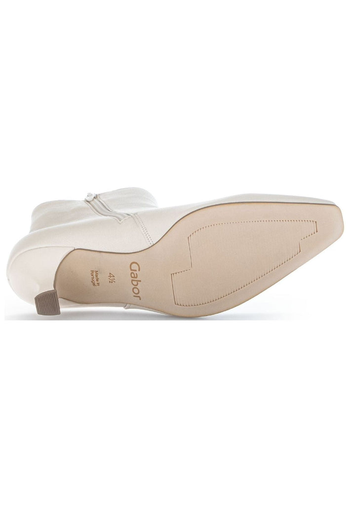 Gabor Stiefelette Nappaleder Weiß